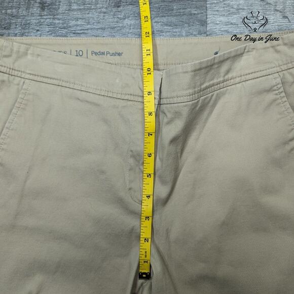 Talbots Peddle Pusher Cropped Pants Size 10 - Picture 4 of 6